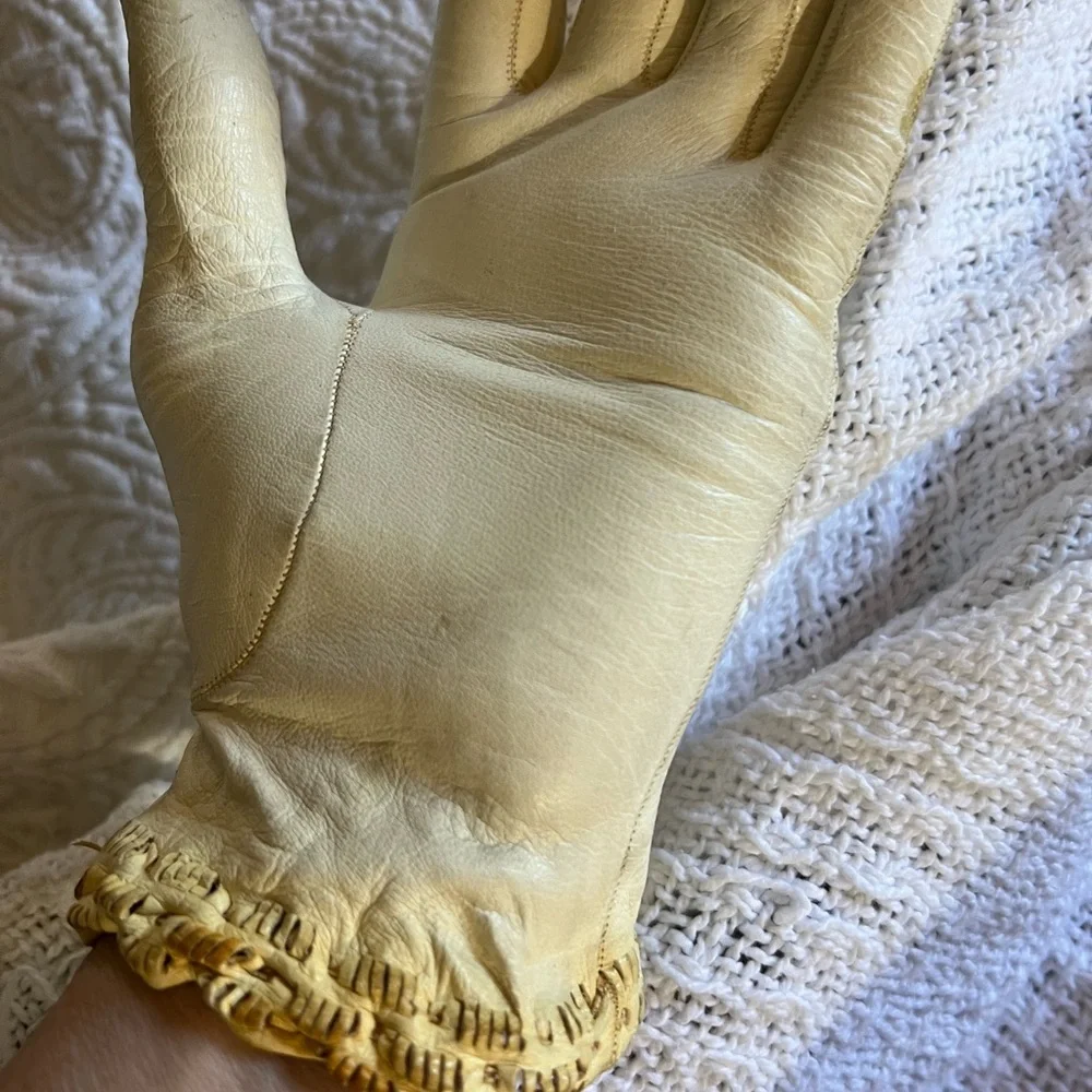 1950s Lionel Le Grand Leather Gloves, Bonwit Teller Exclusive, 6.5 (Fits 7–7.5)
